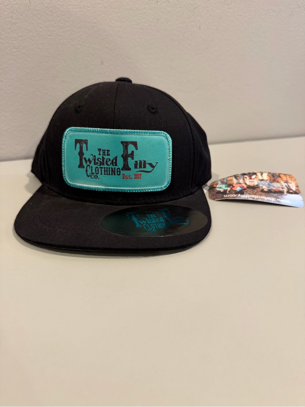 The Twisted Filly -Adult Snapback Hat - Black